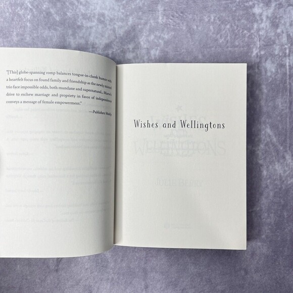 WISHES and Wellingtons by Julie Berry 2021 NEW - Picture 7 of 7